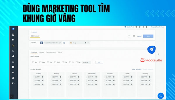 Sử dụng công cụ marketing