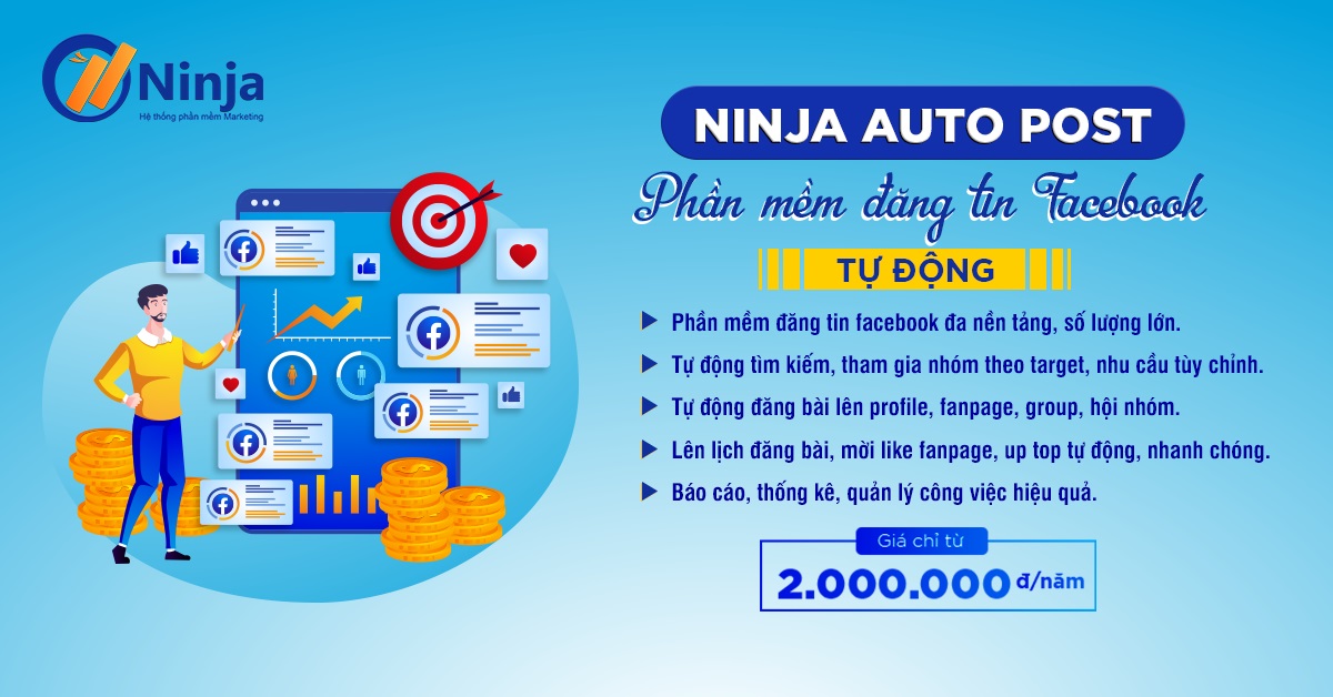 Phần mềm đăng bài facebook tự động, hàng loạt