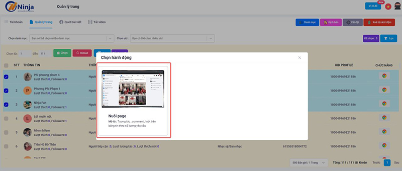Nuôi fanpage