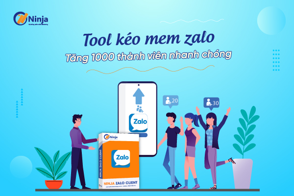 Tool kéo mem zalo hàng loạt, tự động 2024