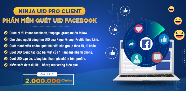 Phần mềm quét UID facebook, tìm kiếm khách hàng tiềm năng